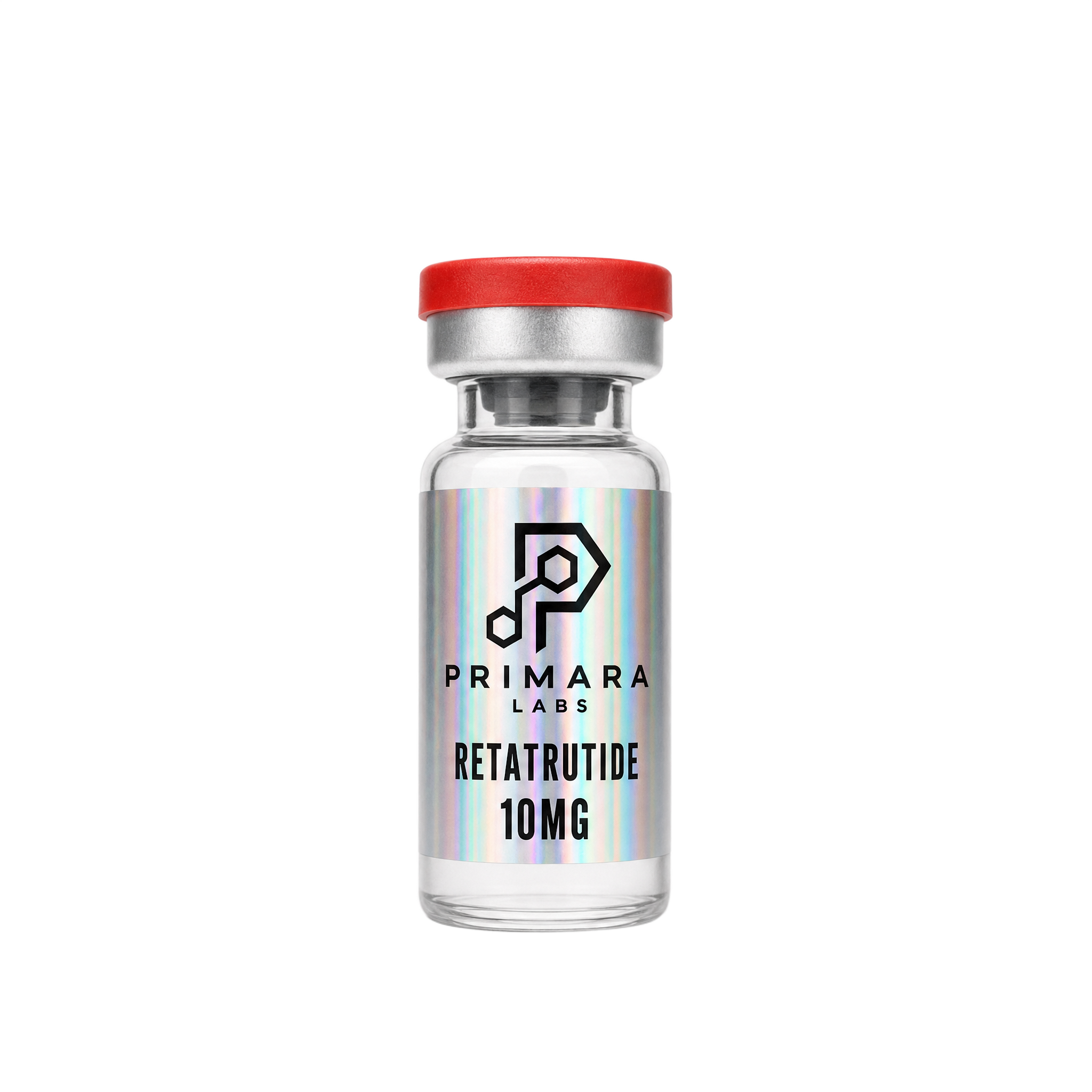 Retatrutide 10mg research peptide vial specimen